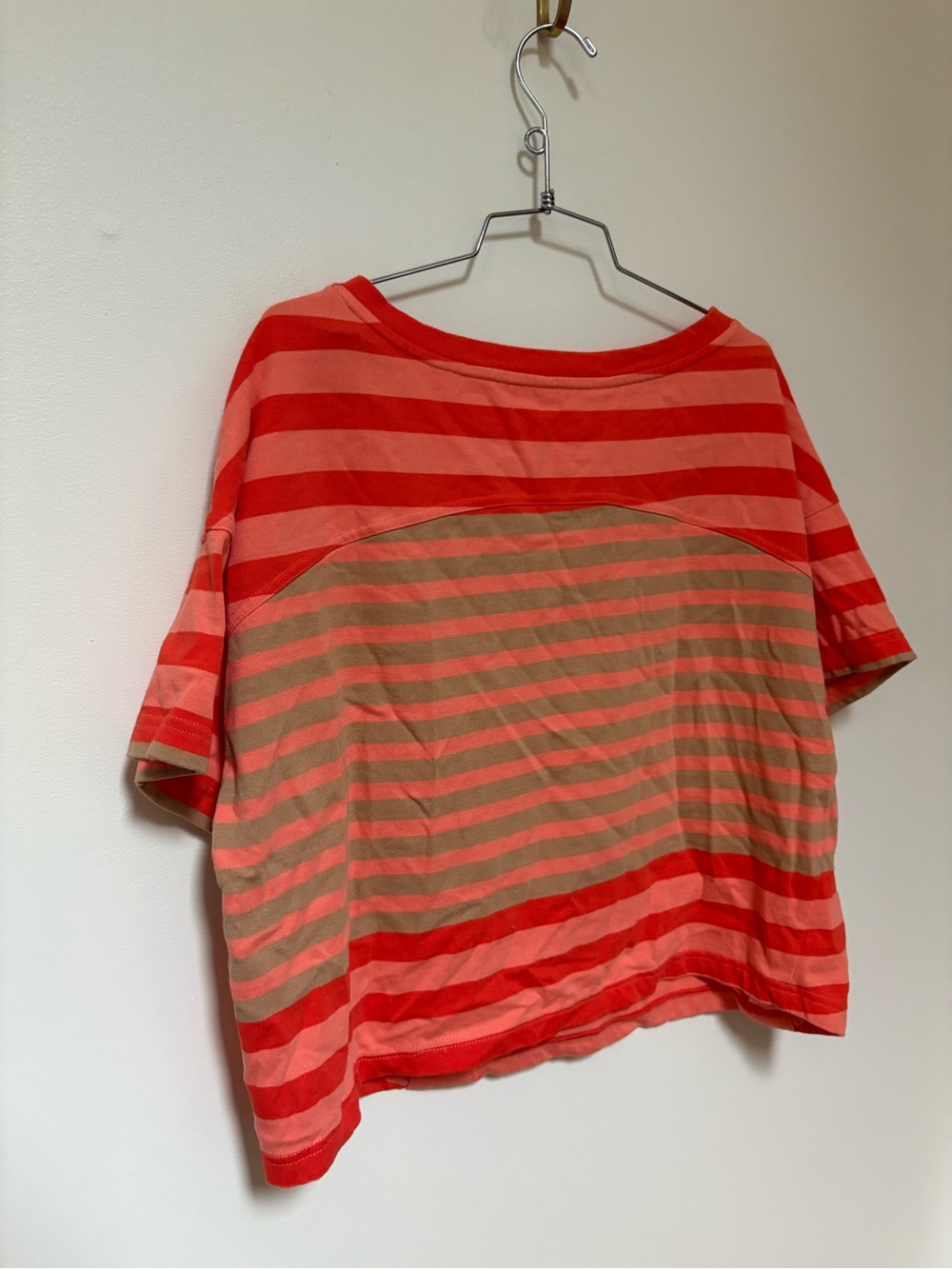 NWOT Anthropologie Maeve Cotton Fisherman Stripe Tee Size Medium - Picture 12 of 12